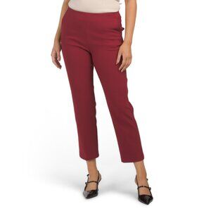 RACHEL ZOE Dark Red Clean 2 Pocket Pants